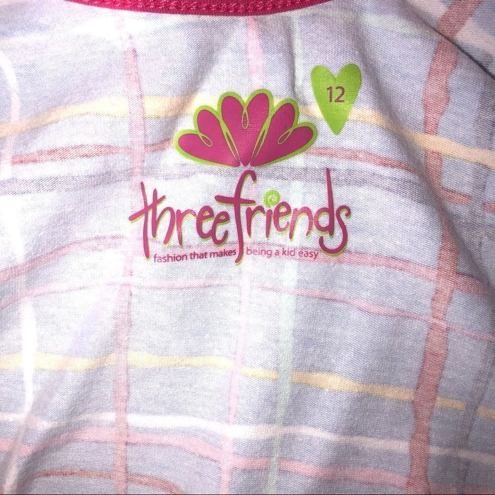 NWOT Girls Size 12 Three Friends LS A Line Dress - Picture 6 of 6